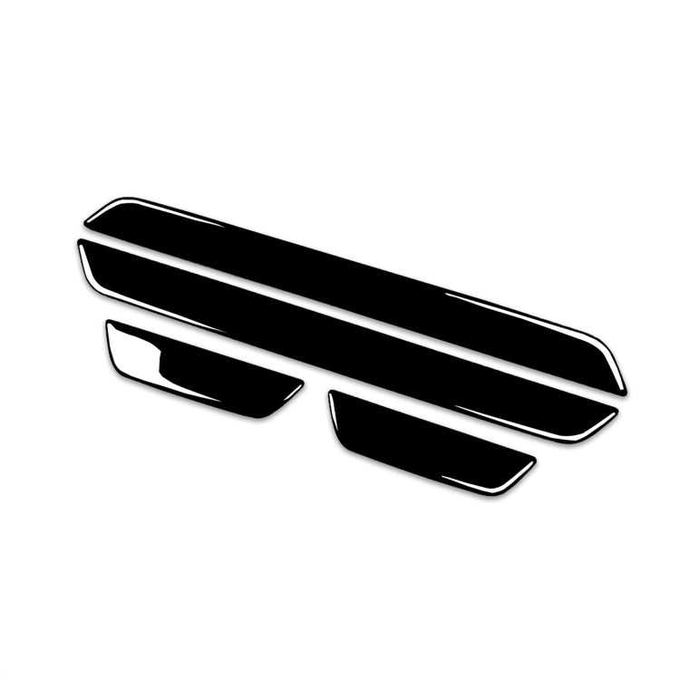 Car Door-step Decorative Sticker for BMW X5 E70 2008-2013 / X6 E71 2009-2014,  Left and Right Drive Universal (Black) - Car Interior Mouldings by PMC TechLife | Online Shopping South Africa | PMC TechLife | Buy Now Pay Later Mobicred