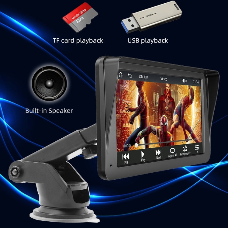 B5300 7 inch Wireless CarPlay Car Bluetooth MP5 Player, Support Mobile Phone Interconnection with Remote Control - Car MP3 & MP4 & MP5 by PMC TechLife | Online Shopping South Africa | PMC TechLife | Buy Now Pay Later Mobicred