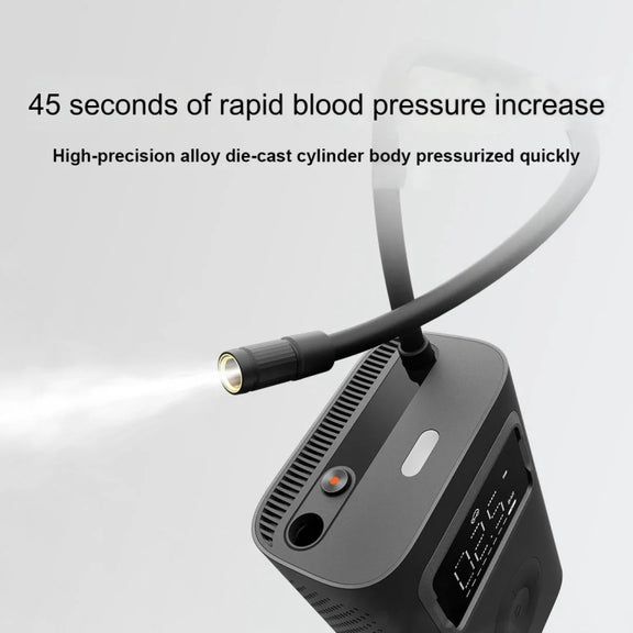 Xiaomi Mijia Air Pump 2 Pro Portable Electric Air Compressor Mi Inflatable Treasure 150psi High Pressure For Motorcycle Car Soccer (Black)