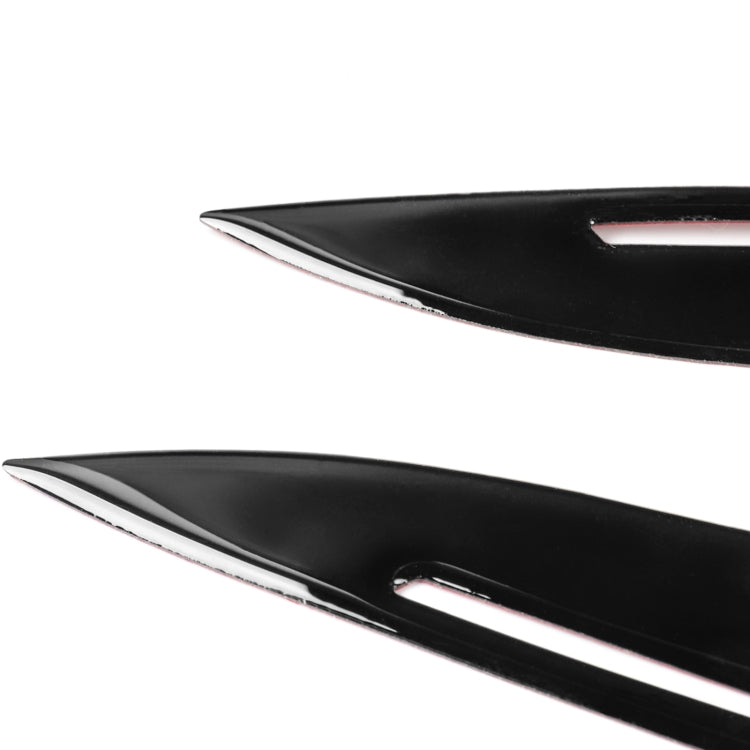 Pair Car Lamp Eyebrow Soft Decorative Sticker for BMW 5 Series F10 2010-2013, with Hole(Black) - Lamp Decoration by PMC TechLife | Online Shopping South Africa | PMC TechLife | Buy Now Pay Later Mobicred