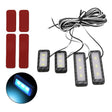 Car 4 in 1 LED Ambient Light Door Decorative Light (Ice Blue Light) - Door Lights by PMC TechLife | Online Shopping South Africa | PMC TechLife | Buy Now Pay Later Mobicred