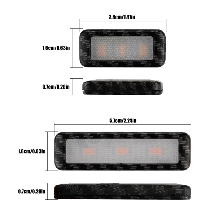 Car 4 in 1 LED Ambient Light Door Decorative Light (Ice Blue Light) - Door Lights by PMC TechLife | Online Shopping South Africa | PMC TechLife | Buy Now Pay Later Mobicred
