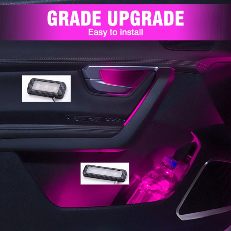 Car 4 in 1 LED Ambient Light Door Decorative Light (Yellow Light) - Door Lights by PMC TechLife | Online Shopping South Africa | PMC TechLife | Buy Now Pay Later Mobicred