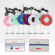 1.5m Car Daytime Running Super Bright Decorative LED Atmosphere Light (Ice Blue Light)