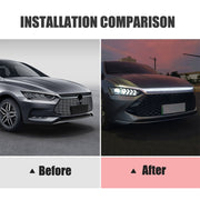 1.8m Car Daytime Running Super Bright Decorative LED Atmosphere Light (Pink Light)