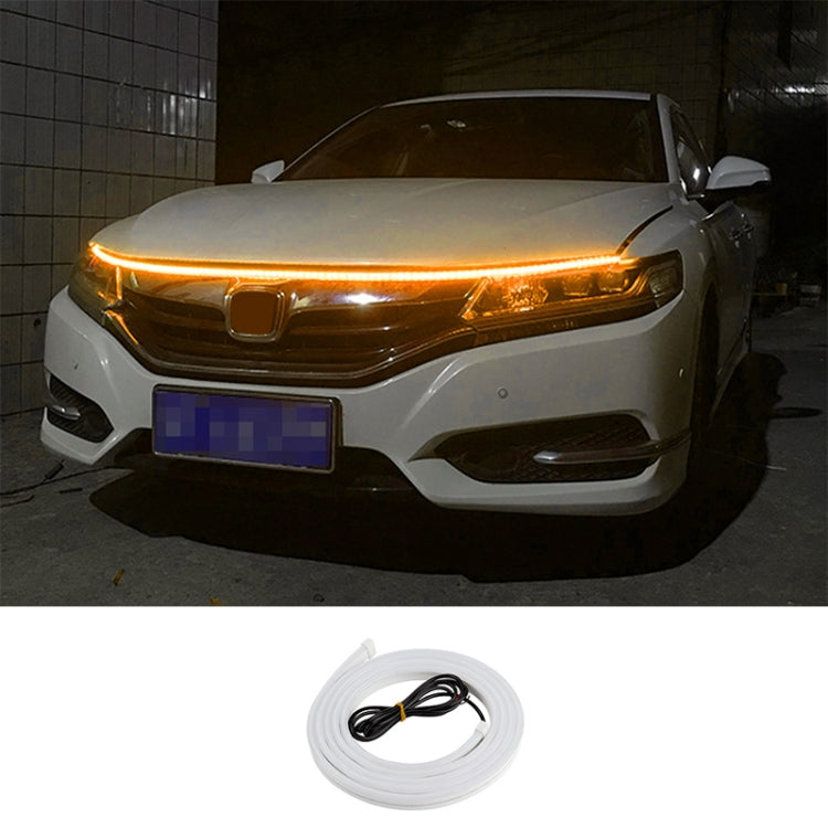 2m Car Daytime Running Super Bright Decorative LED Atmosphere Light (Yellow Light) - Decorative Lights by PMC TechLife | Online Shopping South Africa | PMC TechLife | Buy Now Pay Later Mobicred