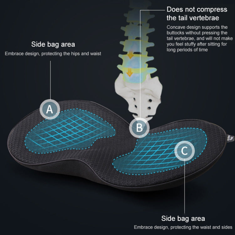 Car mini Seat Cushion Breathable Lumbar Seat Mat (Brown) - Seat Accessories by PMC TechLife | Online Shopping South Africa | PMC TechLife | Buy Now Pay Later Mobicred