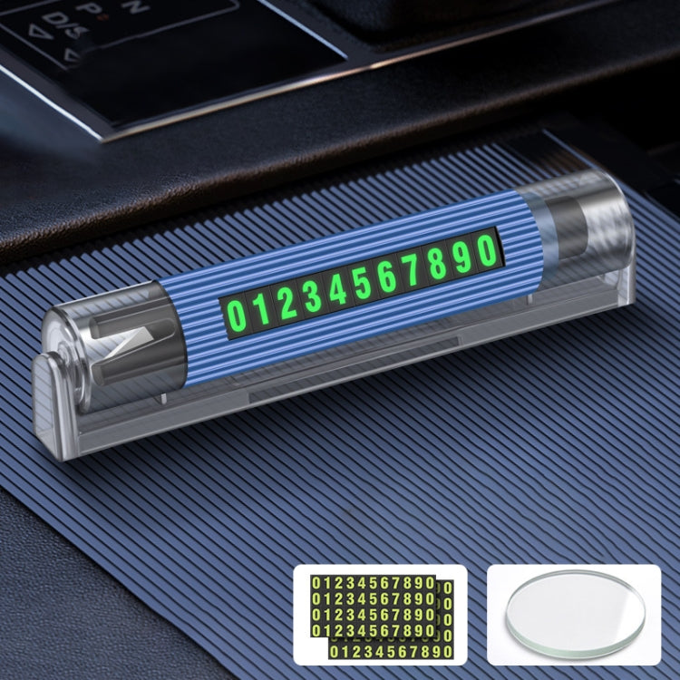 Car Multi-functional Emergency Safety Hammer Temporary Parking Dual Number Plate (Blue) - Emergency Hammer by PMC TechLife | Online Shopping South Africa | PMC TechLife | Buy Now Pay Later Mobicred