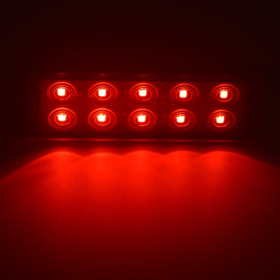 2pcs Car / Truck 10LEDs Side Marker Indicator Lights Bulb Lamp (Red)