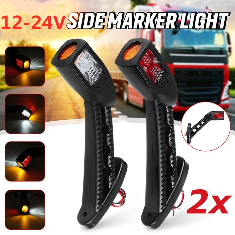 2pcs 12-24V Car / Truck LED Side Marker Indicator Lights Bulb Lamp - Clearance Lights by PMC TechLife | Online Shopping South Africa | PMC TechLife | Buy Now Pay Later Mobicred