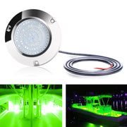 Ship / Yacht 10-30V 90LEDs Water-resistant Stainless Steel Underwater Light (Green Light)