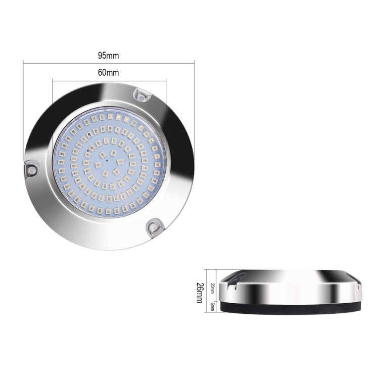 Ship / Yacht 10-30V 90LEDs Waterproof Stainless Steel Underwater Light (Green Light) - Marine Accessories & Parts by PMC TechLife | Online Shopping South Africa | PMC TechLife | Buy Now Pay Later Mobicred