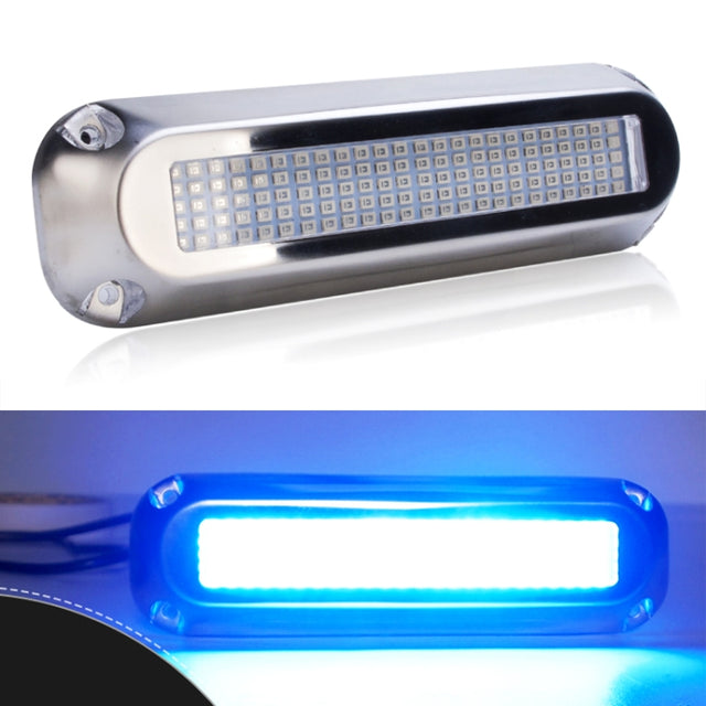 Ship / Yacht 10-30V 120LEDs Water-resistant Stainless Steel Underwater Light (Blue Light)
