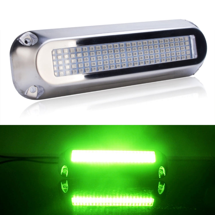 Ship / Yacht 10-30V 120LEDs Waterproof Stainless Steel Underwater Light (Green Light) - Marine Accessories & Parts by PMC TechLife | Online Shopping South Africa | PMC TechLife | Buy Now Pay Later Mobicred