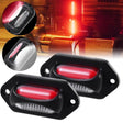 2pcs Car / Truck 12-24V 8LEDs Dual Color Side Marker Indicator Lights Bulb Lamp - Clearance Lights by PMc TechLife | Online Shopping South Africa | PMc TechLife | Buy Now Pay Later Mobicred