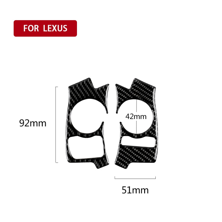 Car Carbon Fiber Steering Wheel Button Decorative Sticker for Lexus IS250 NX200 200t 300h 2013-2020, A Style - Car Interior Mouldings by PMC TechLife | Online Shopping South Africa | PMC TechLife | Buy Now Pay Later Mobicred