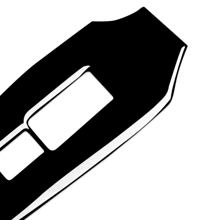 For Nissan 370Z Z34 2009- 2 in 1 Car Window Lift Panel with Hole Decorative Sticker, Right Drive (Black) - Car Interior Mouldings by PMC TechLife | Online Shopping South Africa | PMC TechLife | Buy Now Pay Later Mobicred