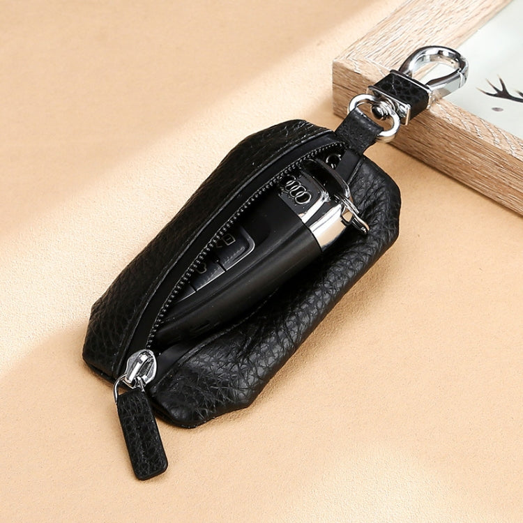 TP-9016 Litchi Texture Waterproof Zipper Car Key Bag (Green) - Car Key Cases by PMC TechLife | Online Shopping South Africa | PMC TechLife