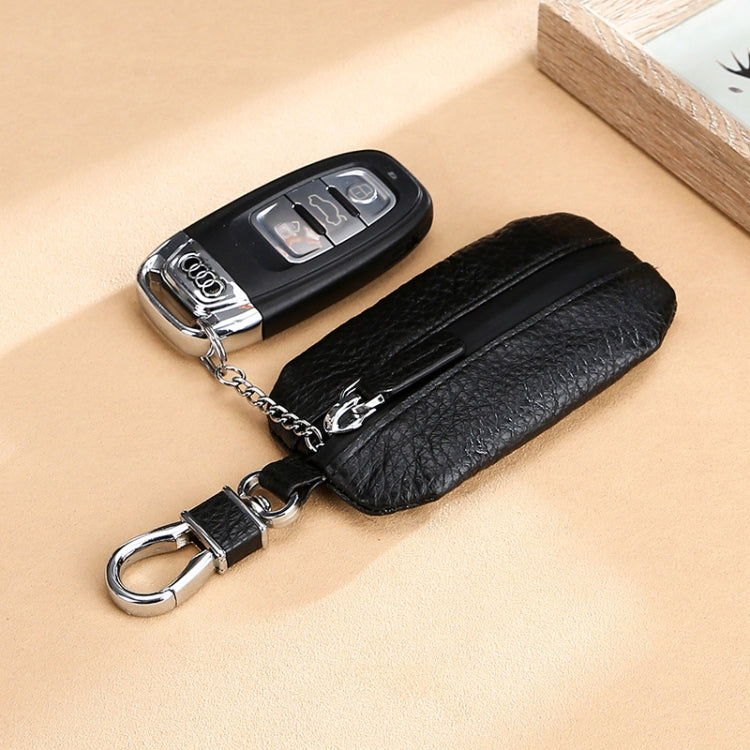 TP-9016 Litchi Texture Waterproof Zipper Car Key Bag (Green) - Car Key Cases by PMC TechLife | Online Shopping South Africa | PMC TechLife