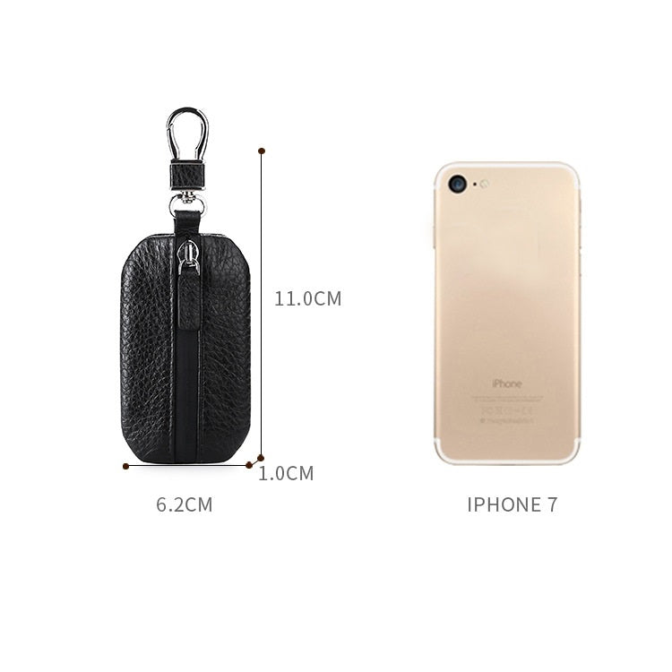 TP-9016 Litchi Texture Waterproof Zipper Car Key Bag (Green) - Car Key Cases by PMC TechLife | Online Shopping South Africa | PMC TechLife