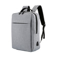 POFOKO Large-capacity Waterproof Oxford Cloth Business Casual Backpack with External USB Charging Design for 15.6 inch Laptops (Grey) - Other by POFOKO | Online Shopping South Africa | PMC Jewellery | Buy Now Pay Later Mobicred