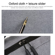 POFOKO Large-capacity Water-resistant Oxford Cloth Business Casual Backpack with External USB Charging Design for 15.6 inch Laptops (Grey)