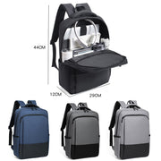 cxs-611 Multifunctional Oxford Laptop Bag Backpack(Dark Gray)