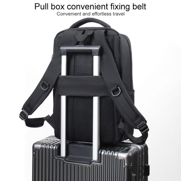 cxs-611 Multifunctional Oxford Laptop Bag Backpack(Black)