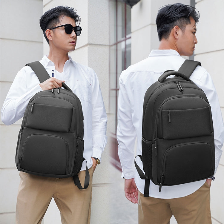 cxs-615 Multifunctional Oxford Laptop Bag Backpack (Light Grey)