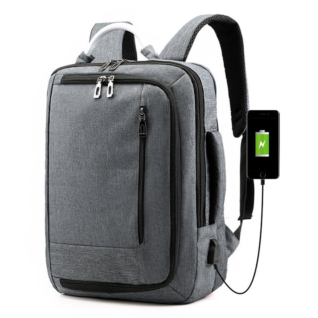 cxs-620 Multifunctional Oxford Laptop Bag Backpack (Grey)