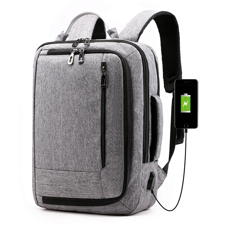cxs-620 Multifunctional Oxford Laptop Bag Backpack (Light Grey) - Backpack by PMC Jewellery | Online Shopping South Africa | PMC Jewellery | Buy Now Pay Later Mobicred