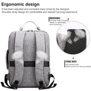 cxs-620 Multifunctional Oxford Laptop Bag Backpack (Grey)