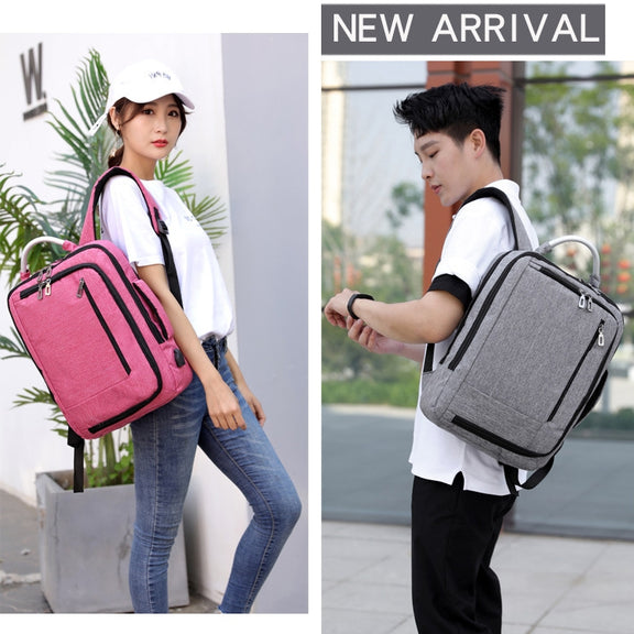 cxs-620 Multifunctional Oxford Laptop Bag Backpack (Grey)