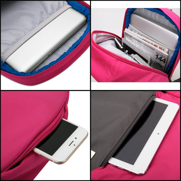 POFOKO XY Series 13.3 inch Fashion Color Matching Multi-functional Backpack Computer Bag, Size: S (Yellow) - free shipping - PMC TechLife - Order now!