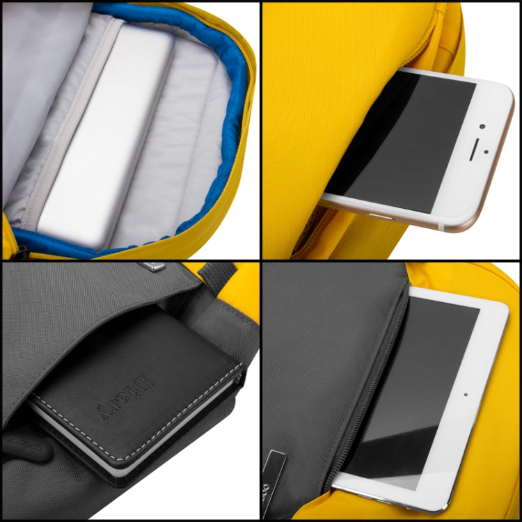POFOKO XY Series 14-15.4 inch Fashion Color Matching Multi-functional Backpack Computer Bag, Size: M - Backpack by POFOKO | Online Shopping South Africa | PMC TechLife | Buy Now Pay Later Mobicred