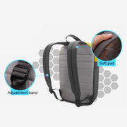 POFOKO XY Series 14-15.4 inch Fashion Color Matching Multi-functional Backpack Computer Bag, Size: M