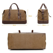 AUGUR 2012 Portable Casual Canvas Travel Handbag Baggage Shoulder Crossby Bag(Army Green)