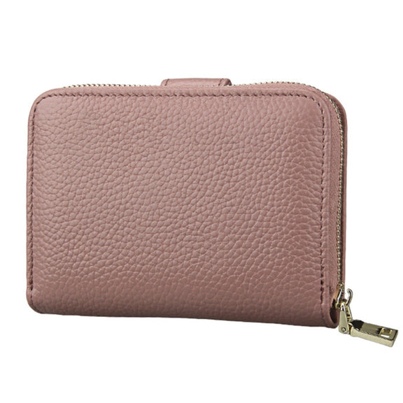 KB132 Female Style Full Grain Cow Leather Multifunctional RFID Wallet/ Card Bag/ Driving License Package(Pink)
