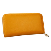 906 Antimagnetic RFID Litchi Texture Women Large Capacity Hand Wallet Purse Phone Bag with Card Slots(Yellow)