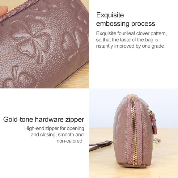 2026 Multifunctional Litchi Texture Women Large Capacity Hand Wallet Shell bag with Card Slots(Sapphire Blue)