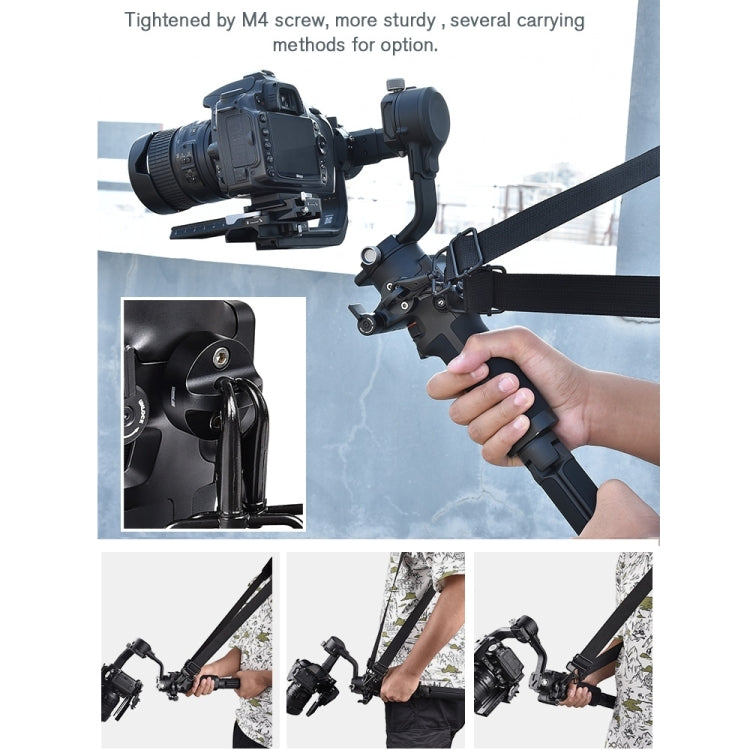 STARTRC Thickening Stress Relieving Neck Strap Lanyard Hang Rope Buckle for DJI RONIN RS-2 /  RONIN RS-C2(Black) - free shipping - PMC Jewellery - Order now!