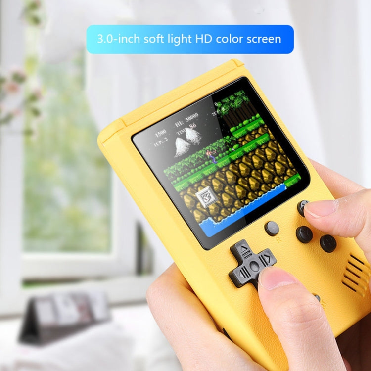 MK800 3.0 inch Macaron Mini Retro Classic Handheld Game Console for Kids Built-in 800 Games, Support AV Output (Green)