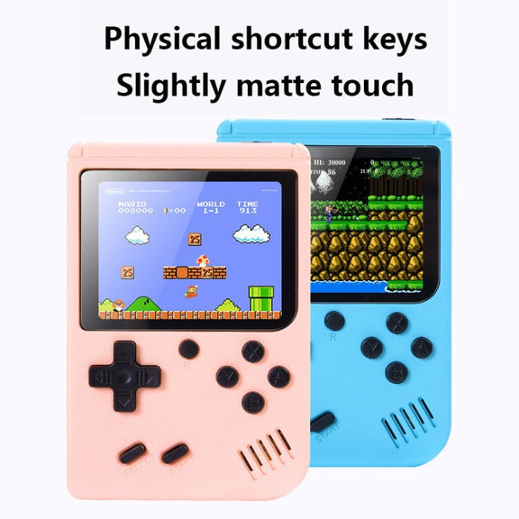 MK800 3.0 inch Macaron Mini Retro Classic Handheld Game Console for Kids Built-in 800 Games, Support AV Output (Green)