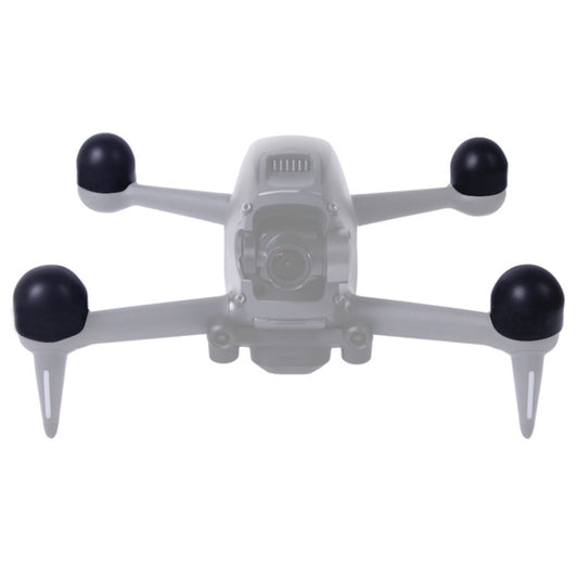 Sunnylife FV-Q9308 4 PCS Motor Protective Cover Motors Silicone Cap Protector for DJI FPV (Black) - free shipping - PMC Jewellery - Order now!