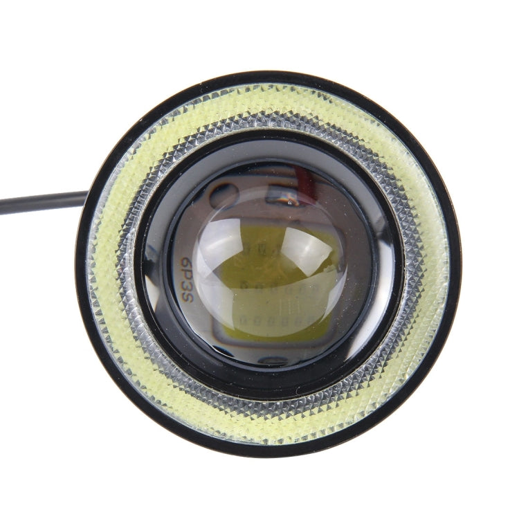 3.5 inch DC 12V 10W 900LM 7000K Car Angel Eyes Fog Lamp Foglight(White Light + White Light) - Fog / Driving Lights by PMC TechLife | Online Shopping South Africa | PMC TechLife | Buy Now Pay Later Mobicred