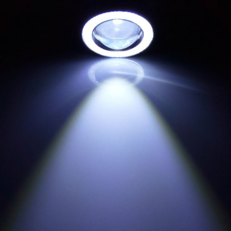 3.5 inch DC 12V 10W 900LM 7000K Car Angel Eyes Fog Lamp Foglight(White Light + White Light) - Fog / Driving Lights by PMC TechLife | Online Shopping South Africa | PMC TechLife | Buy Now Pay Later Mobicred
