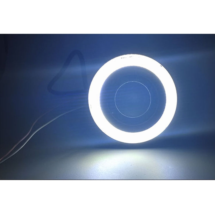 3.5 inch DC 12V 10W 900LM 7000K Car Angel Eyes Fog Lamp Foglight(White Light + White Light) - Fog / Driving Lights by PMC TechLife | Online Shopping South Africa | PMC TechLife | Buy Now Pay Later Mobicred