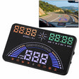 S7 5.8 inch Car GPS HUD / OBD2 Vehicle-mounted Gator Automotive Head Up Display Security System with Dual Display, Support Car Local Real Time & Real Speed & Turn Speed & Water Temperature & Oil Consu ... peed Alarm, Mile Switching, Light Sensor Functions - Head Up Display System by PMC TechLife | Online Shopping South Africa | PMC TechLife | Buy Now Pay Later Mobicred