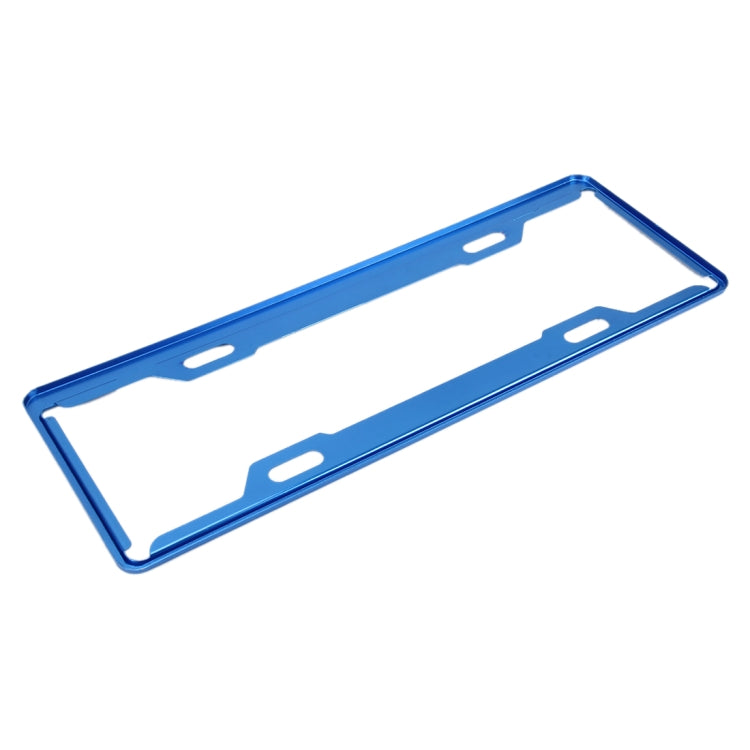 2 PCS Car License Plate Frames Car Styling License Plate Frame Aluminum Alloy Universal License Plate Holder Car Accessories(Blue)