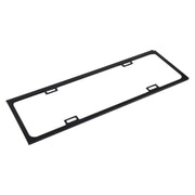 2 PCS Car License Plate Frames Car Styling License Plate Frame Magnesium Alloy Universal License Plate Holder Car Accessories(Black)